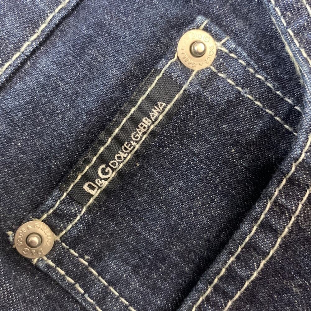 D&G dolce & Gabbana mom jeans high rise dark wash sz 31 - Picture 7 of 7